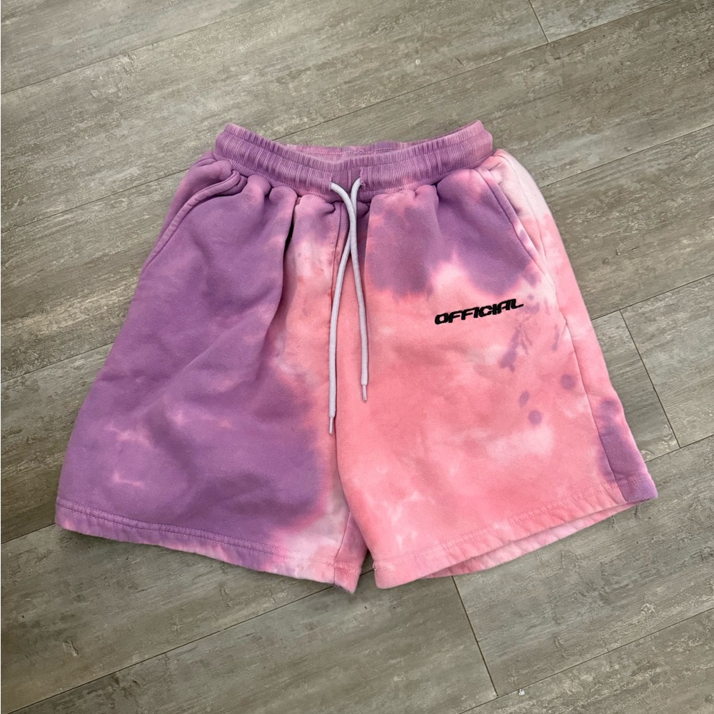 Boohoo Tie Die Shorts- Small ❤️